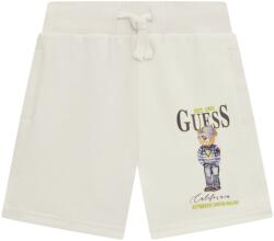 Guess Детски къси панталонки Guess - Мече с шапка и дънки, бели, 12 м (20251-N5RD03-KAD74-G011-12M) - ozone