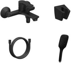 RAVAK Solar - Kádcsaptelep tartozékokkal, matt fekete X07S106 (X07S106)