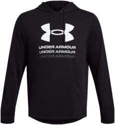 Under Armour Férfi sportkapu Under Armour UA Rival Terry Graphic, fekete, pamut és poliészter, 2XL INTL (196885919053)