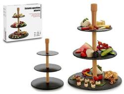 Arte Regal Pala kőlap, 3 szintes, kerek, 30-25-20 cm