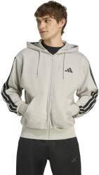 adidas Sportswear adidas Sportswear, Cipzáros pulóver kapucnival és elöl zsebekkel, Fekete, Homokbarna, S (JX0747-S)