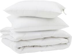 vidaXL Paplan párnával 3 pcs Fehér Mikroszálas 3377560 (3377560)