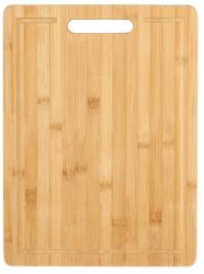 Pufo Univerzális konyhai aprító bambuszfából nyéllel, Pufo, barna, 34 x 24 cm (Pufo4240B)