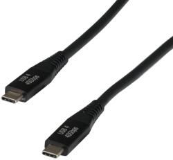 EFB Elektronik USB 4.0 Type C Összekötő Fekete 80cm EBUSBC40-TB40G. 0.8 (EBUSBC40-TB40G.0.8)