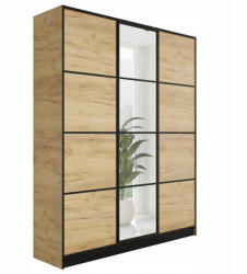 Kier Eden 3D Gardróbszekrény 156, 4cm, Arany Tölgy