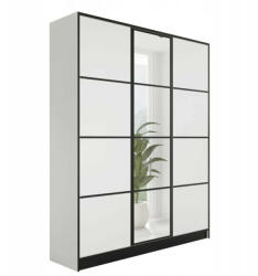 Kier Eden 3D Gardróbszekrény 156, 4cm, Fehér