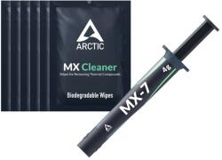 Arctic Термопаста ARCTIC MX-7, 4g, сива, 6 броя почистващи кърпички MX Cleaner (ACTCP00092A)