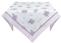 Clayre & Eef Clayre-Eef Lavendula Asztalterítő - Pamut - 150x250cm