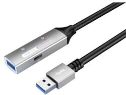 PremiumCord USB 3.0 aktív hosszabbító kábel 5m fekete (KU3REP5AL) (KU3REP5AL)