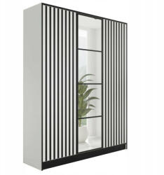 Kier Eden2 3D Gardróbszekrény 156, 4cm, Fehér