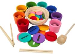 2Kids Toys Дъгови топчета, монети и чашки 8 цвята (2D98206)