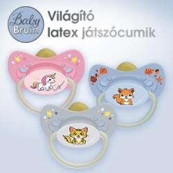 Baby Bruin játszócumi cseresznye latex világító 2-es 1x
