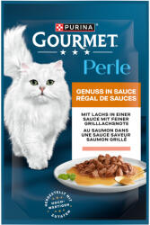 Gourmet Gourmet Perle szószos élvezet gazdaságos csomag 52 x 85 g - Lazac