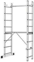 Strend Pro Állvány, Strend Pro Ard Home, platformmal, alumínium, 2 x 8 fokos, 3 az 1-ben, EN 131 szabvány, maximum 150 kg (TC251410)