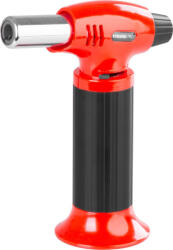 Strend Pro Gázégő, Strend Pro 400 Piezo Mini, piros/fekete, 0, 5 kW, 12 x 3 x 15, 5 cm, piezo gyújtás, flambírozó, utántölthető, Propán-Bután patronos, 1300 °C, 20 mm fúvóka (TC2172634)