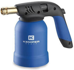 KemperGroup Forrasztólámpa, Kemper Tornado Piezo, kék, 24 x 10, 5 x 19 cm, piezo gyújtás, 1, 37 kW, folyamatos teljesítményszabályozás, szúrópatronos (190 g) (TC217342)