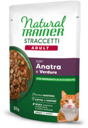 Natural Trainer 44x85g Natural Trainer csíkok szószban nedves macskatáp - Kacsa