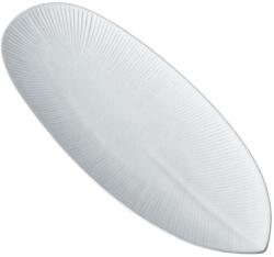 MIJ Platou de servit SNOW LEAF 31 cm, alb, ceramică, MIJ (MIJC7619) Tava