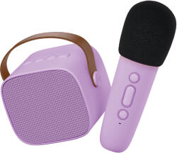 Lalarma Bluetooth Karaoke mikrofon és hangszóró Lila (LALAR-SPEAKBLMICH-PURPLE)