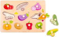 Tooky Toy Beillesztési puzzle Zöldségek (TY855)