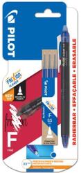 Pilot Rollertoll, 0, 25 mm, tűhegyű, nyomógombos, törölhető, PILOT "Frixion Point Clicker ", kék + betét (PFRP5LK)