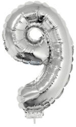 Funny Fashion Számos lufi - 9, ezüst, 42 cm