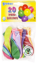  Vegyes lufi 20 darabos készlet - 23 cm - jatek-auto