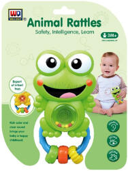  Műanyag békás csörgő