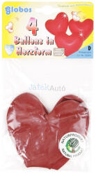 GLOBOS Szív alakú lufi 4 darabos készlet - 35 cm