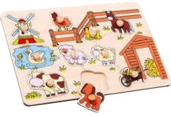  Tanya 10 darabos fa puzzle