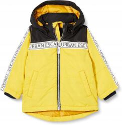 Name it Sárga Gyerek Kabát Fekete Kapucnival 80 J7D