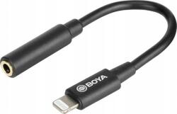 BOYA Szűkítő adapter 3.5mm-es mikrofonhoz Apple Lightning iPhone Boya BY-K3 készülékhez (BOYA)