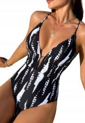 Shein Egyrészes Kötött Fürdőruha Fekete M 5G