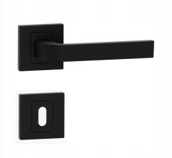  Ajtókilincs szett rozetta tábla szobakulcs Timor szögletes fekete (AL806645)