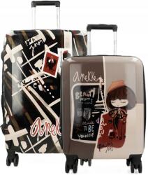 Anekke A536 bőrönd szett nagy kis utazó bőrönd táska Anekke (AN41594.001)