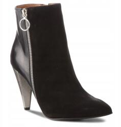 Eva Minge Női Magassarkú Bőr Bakancs 36-OS (18SF1372595EF)