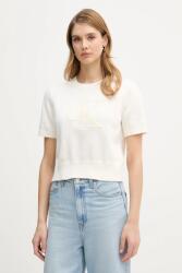 Calvin Klein Jeans pamut póló - bézs XS - answear - 39 890 Ft