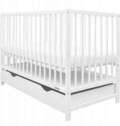 New Baby Fiókos babaágy New Baby Basic fehér (55259)