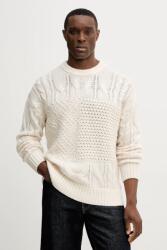 Tommy Hilfiger pulóver gyapjúkeverékből - bézs S - answear - 91 890 Ft