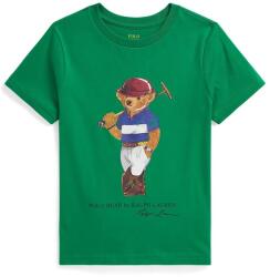 Ralph Lauren gyerek pamut póló - zöld 124-134 - answear - 23 990 Ft