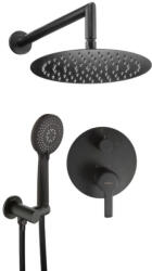 Deante Falba süllyesztett csaptelep, Deante Arnika falsík alatti zuhanyszett, fekete NAC_N9QP