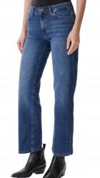 Only Egyenes Farmernadrág Kék Kopásokkal Közepes Derékmagasság XL/34 J7C