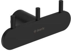 Deante Fogas, Deante Round hármas akasztó, fekete ADR_N131 - zuhanykabin