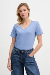 Gant pamut póló - kék XXS - answear - 21 990 Ft