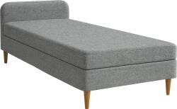 TEMPO KONDELA Ágy, 110x200, molitán, szürke, BRUNY