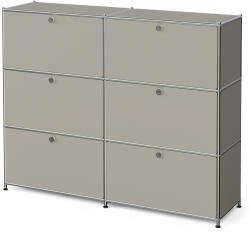 Tchibo - /Cn3 fém komód - szürke