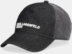 Karl Lagerfeld Jeans farmer baseball sapka - szürke Univerzális méret