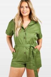 Boohoo Zöld Gombos Overál 7ZY B18__XXL