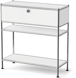 Tchibo - /Cn3 Slim Line fém konzolasztal fiókkal - fehér