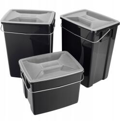 Keter Szelektív Hulladékgyűjtő Kosár Curver 3x 26L-ES Tartályok (08993-840-01)